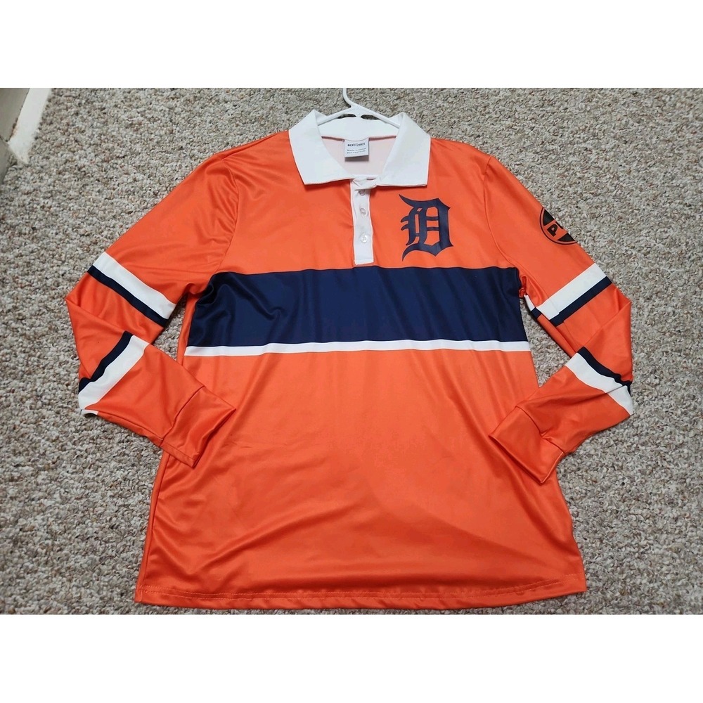 New Detroit Tigers Rugby Jersey Shirt Youth XL SGA 2026 MLB Baseball BDA Sports